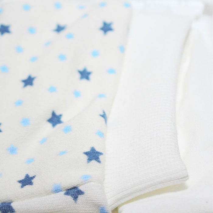 Set maternitate bumbac antialergic, nou-nascut, Little Baby, Blue - 11 piese [5]