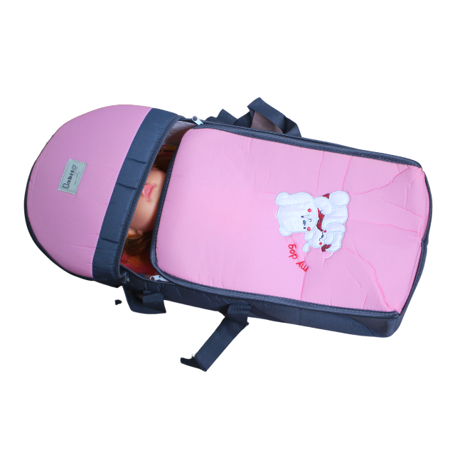 Set port bebe si geanta de maternitate, Bear, Pink- 2 piese [5]