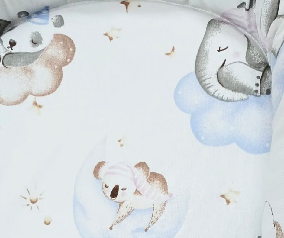 Baby Nest Premium, bumac, umplutura cu fibre din silicon, Animals, BebePrice [6]