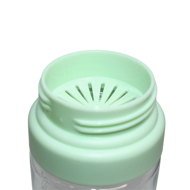 Sticla de apa cu sita, din plastic, Portable Cup, Turcoaz, 600 ml [3]
