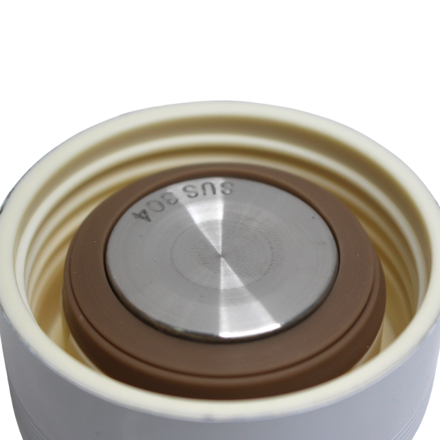 Termos inox cu sita pentru ceai, Galaxy,450 ml, Cream [5]