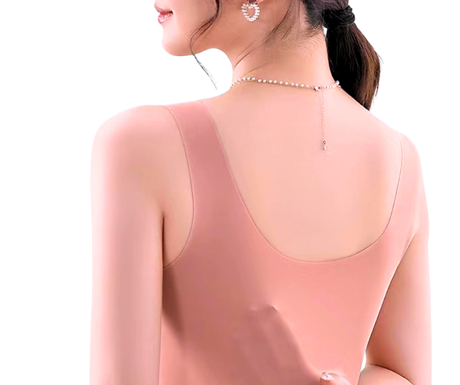 Sutien din dantela, deschidere in fata, Invisi Delicate, Salmon, BebePrice [4]