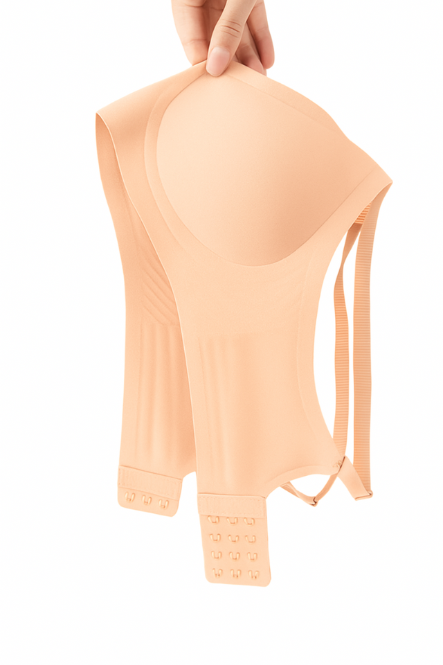 Sutien fara sarma, fara cusaturi, Delicate Shape, Salmon, BebePrice [5]