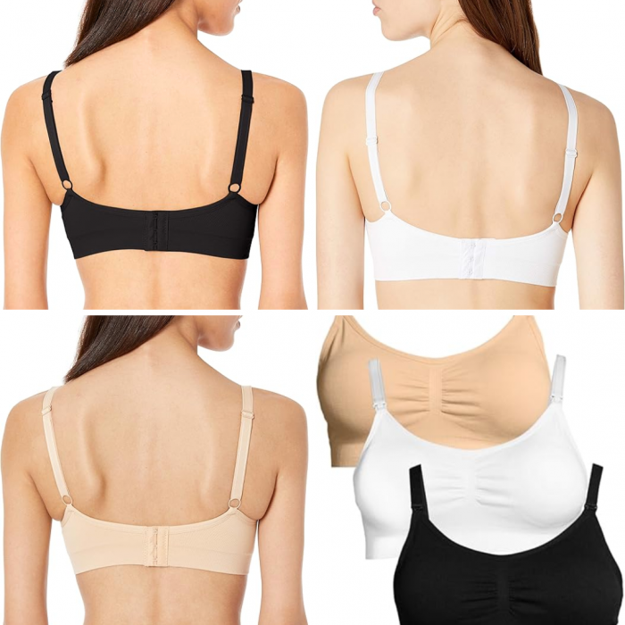 Set 3 bustiere pentru alaptare, Microfibra BebePrice [3]