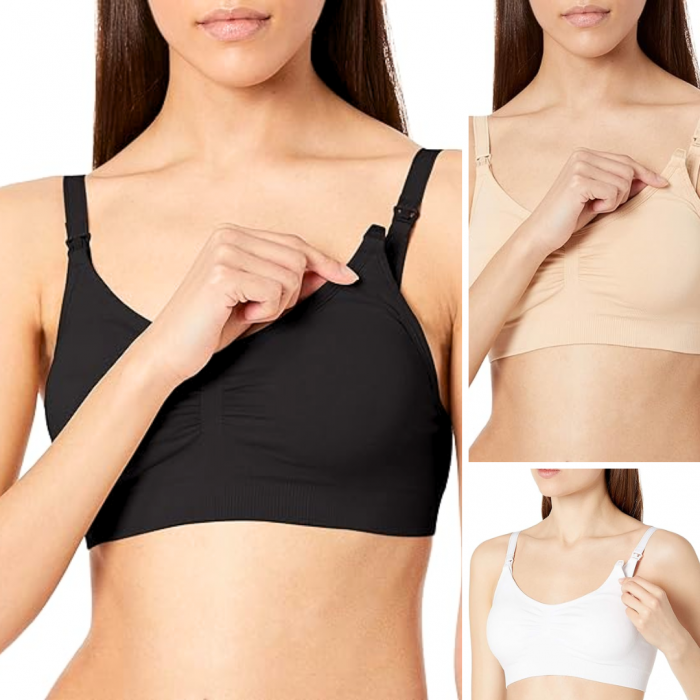 Set 3 bustiere pentru alaptare, Microfibra BebePrice [2]