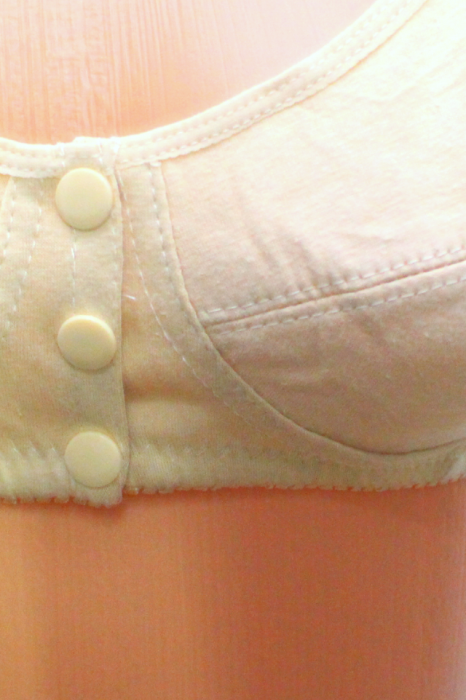 Sutien pentru alaptare Eco Friendly, Bumbac Organic, Nude, BebePrice [5]
