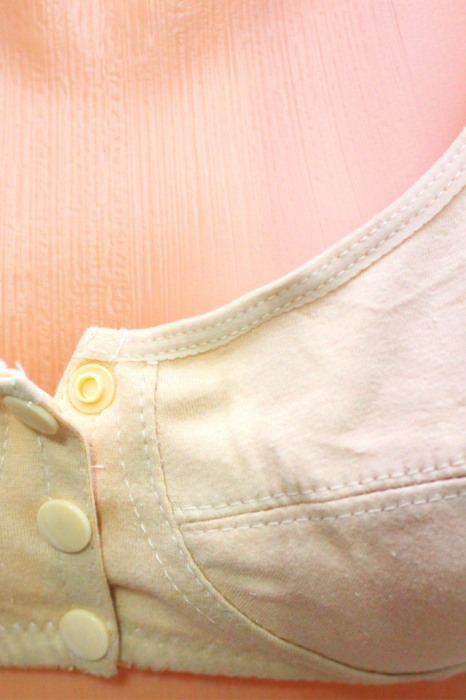 Sutien pentru alaptare Eco Friendly, Bumbac Organic, Nude, BebePrice [2]