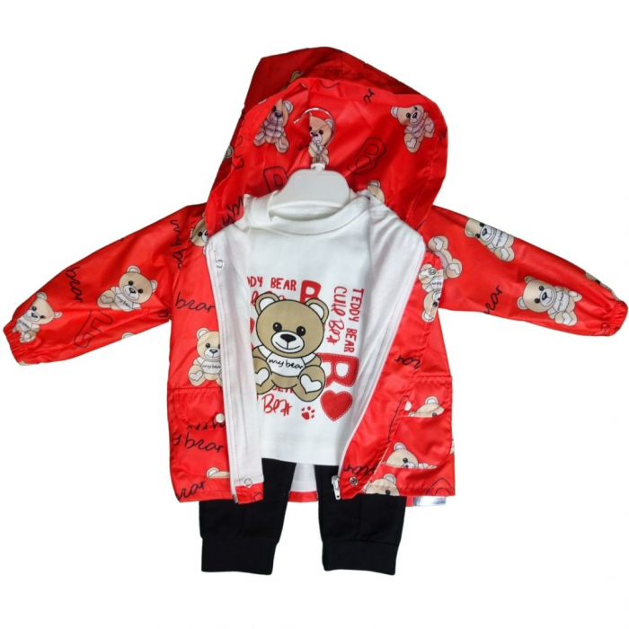 Trening 3 piese, My Bear, Red [4]