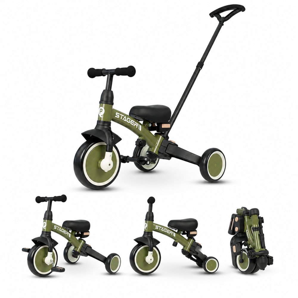BBP-325QPSTAGER81 Tricicleta evolutiva pliabila STAGER Green sistem de pliere si 6 ani BebePrice.ro [7]