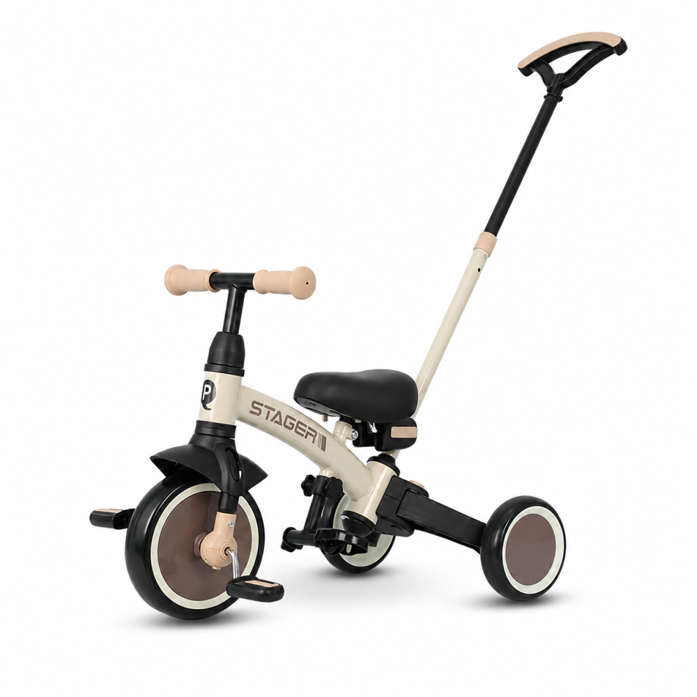 BBP-325QPSTAGER43 Tricicleta evolutiva pliabila STAGER Mocha Brown sistem de pliere si 6 ani BebePrice.ro [6]