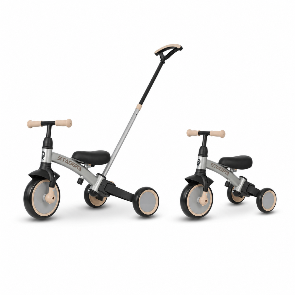 BBP-325QPSTAGER71 Tricicleta evolutiva pliabila STAGER Silver Grey sistem de pliere si 6 ani BebePrice.ro [7]