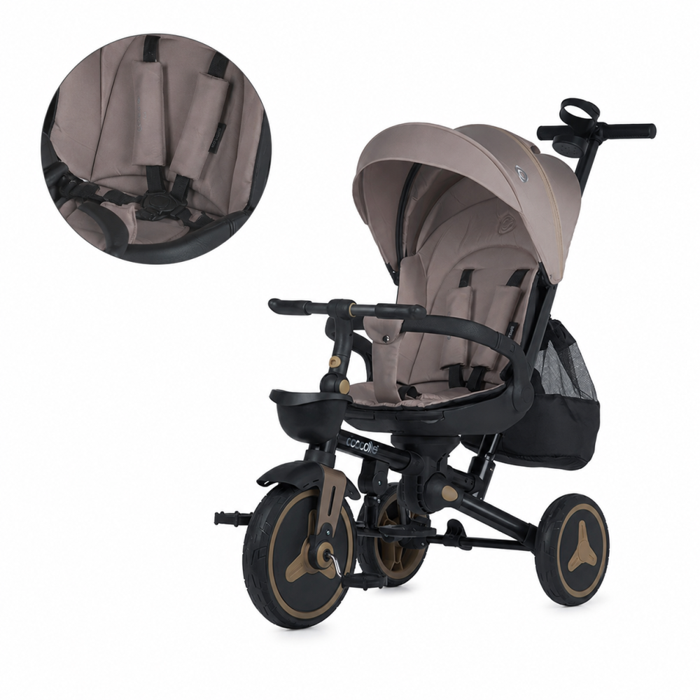 BBP-326014544 Tricicleta ultrapliabila Urbio Plus Mocha Beige functie rotativa si format ultrapliabil BebePrice.ro [6]