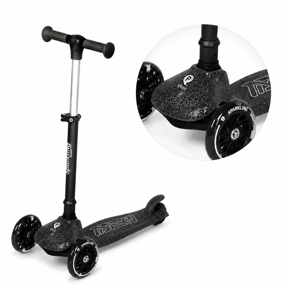 BBP-325QPSPARKLING60 Trotineta pliabila Sparkling Black sistem de pliere si pozitie de odihna reglabila BebePrice.ro [3]