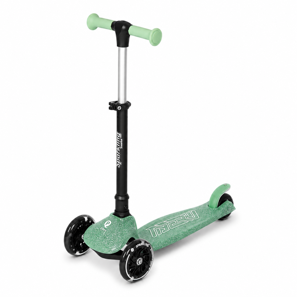 BBP-325QPSPARKLING81 Trotineta pliabila Sparkling Green sistem de pliere si pozitie de odihna reglabila BebePrice.ro [2]