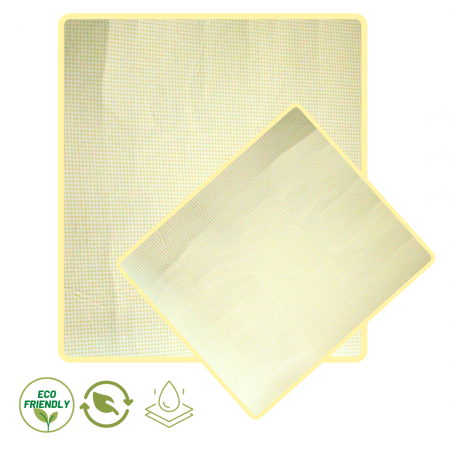 Aleza impermeabila reutilizabila, Mady Yellow, 70x50 cm [0]