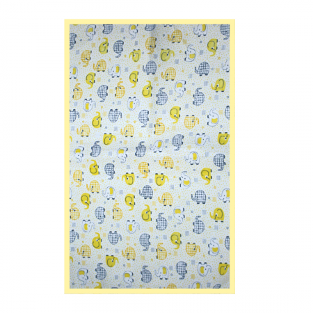 Aleza impermeabila reutilizabila, Baby Elephant Yellow, 70x50 cm [3]