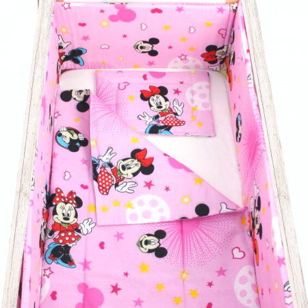 Lenjerie de pat copii Mickey si Minnie - 7 piese [0]
