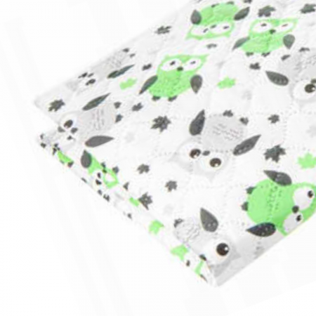 Aleza impermeabila reutilizabila, Green Owl, 70 x 55 cm, BebePrice [3]