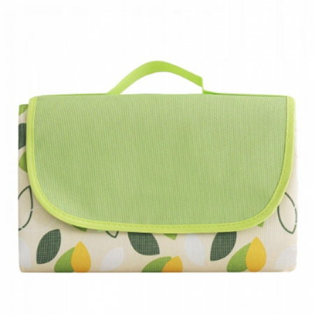 Pled impermeabil, Leaf, 145 x200cm, Green, BebePrice [2]