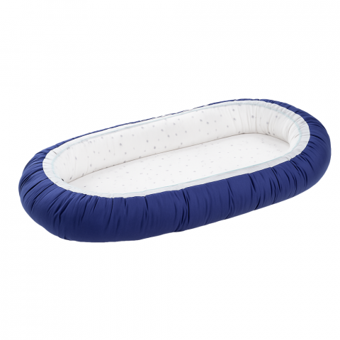 Baby Nest 2 in 1, cuib bebelusi, reversibil, Aqua, BebePrice [3]