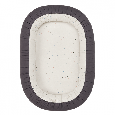 Baby Nest 2 in 1, cuib bebelusi, reversibil, Grey, BebePrice [4]