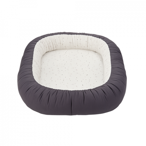 Baby Nest 2 in 1, cuib bebelusi, reversibil, Grey, BebePrice [3]