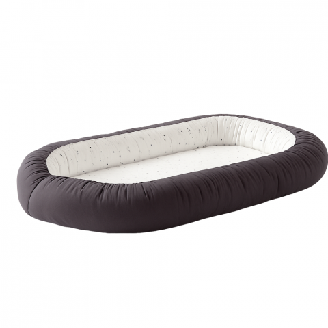 Baby Nest 2 in 1, cuib bebelusi, reversibil, Grey, BebePrice [6]