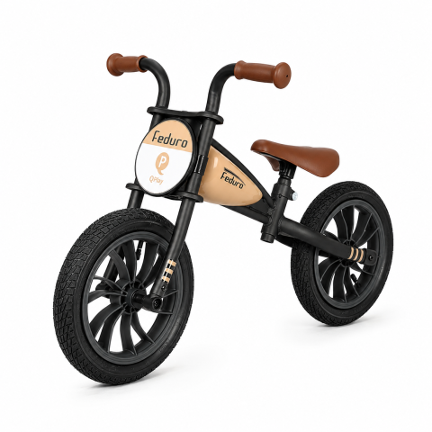 Activitati in aer liber & Vacanta - BBP-3250FED44 Balance bike Feduro Beige 6 ani si 30 kg BebePrice.ro