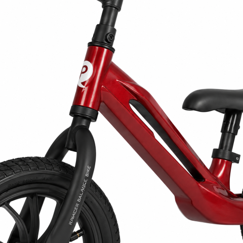BBP-325QPRACE20 Balance bike Racer Ruby Red roti din cauciuc si elemente de joaca BebePrice.ro [5]