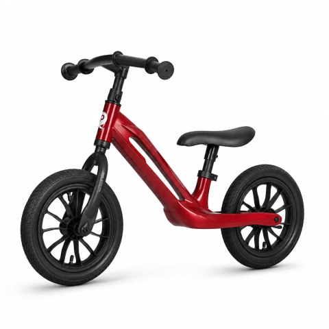BBP-325QPRACE20 Balance bike Racer Ruby Red roti din cauciuc si elemente de joaca BebePrice.ro [4]