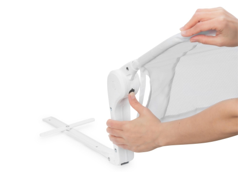 Barieră de protecție pentru pat 120 x 48,5 cm White BebePrice.ro [8]