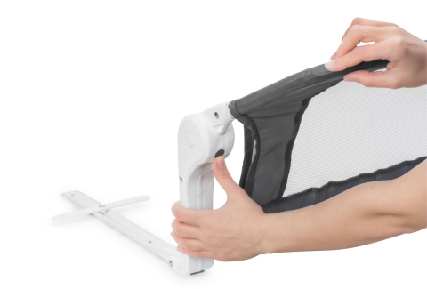 Barieră de protecție pentru pat 120 x 48,5 cm Grey BebePrice.ro [7]