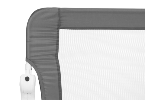 Barieră de protecție pentru pat 120 x 48,5 cm Grey BebePrice.ro [10]