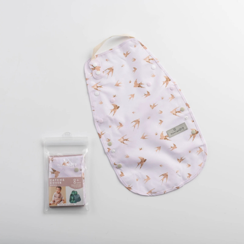 Alimentatie bebe & Accesorii hranire - Bavetă 2 în 1 Catch & Cover Golden Swallow BebePrice.ro