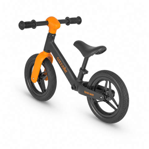 BBP-325010260 Bicicleta fara pedale First Way Orange Shadow manevrare cu o singura mana si 45 50 cm BebePrice.ro [2]