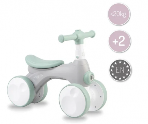 Bicicleta interactiva copii, cu balonase, lumini si sunete, Green, BebePrice [3]