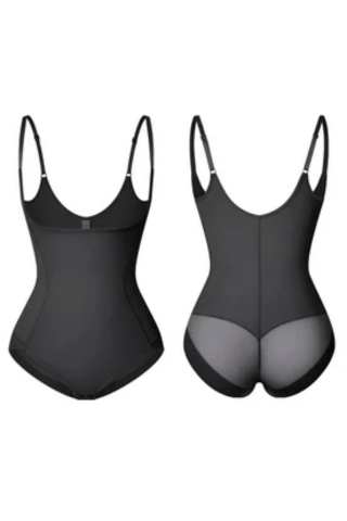 Body modelator cu efect tanga, Invisi fit, black, BebePrice [7]