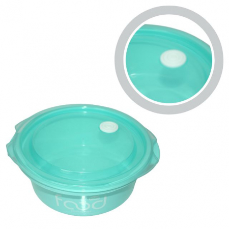 Set 4 caserole pentru cuptorul cu microunde, Food, turcoaz [2]