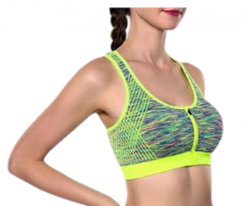 Bustiera cu fermoar, deschidere in fata, UltraConfort, Yellow, BebePrice [5]