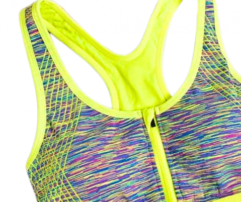Bustiera cu fermoar, deschidere in fata, UltraConfort, Yellow, BebePrice [3]