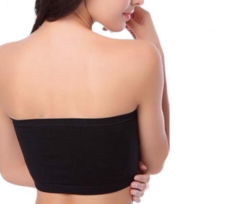 Bustiera modelatoare din microfibră fără bretele - White - BebePrice [4]