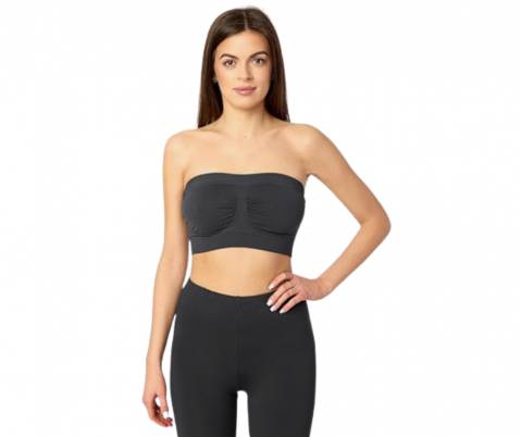 Bustiera modelatoare din microfibră fără bretele - White - BebePrice [0]