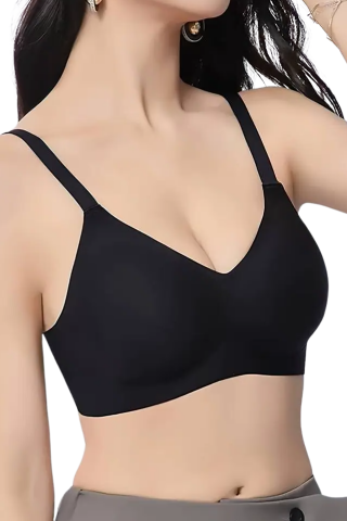 Sutien fara sarma, fara cusaturi, Delicate Shape, Midnight, BebePrice [4]