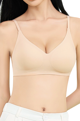 Sutien fara sarma, fara cusaturi, Delicate Shape, Light Beige, BebePrice [6]
