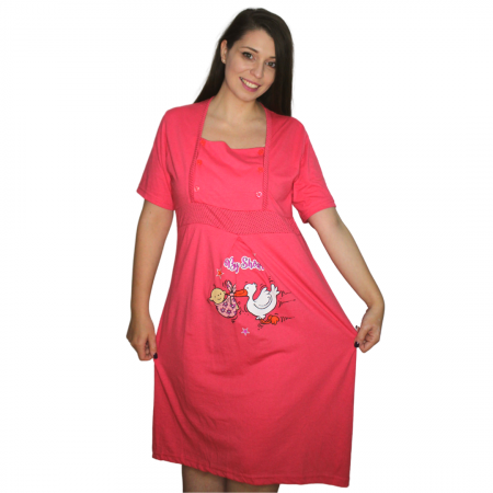 Camasa de alaptare, Baby Shower, red, maneca scurta [0]