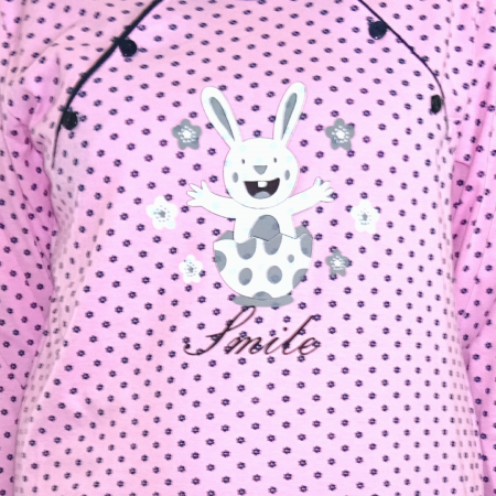 Camasa alaptare Betul, Pink Blue, Bebeprice [4]