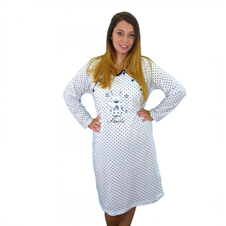 Camasa alaptare Betul, White Blue, Bebeprice [0]