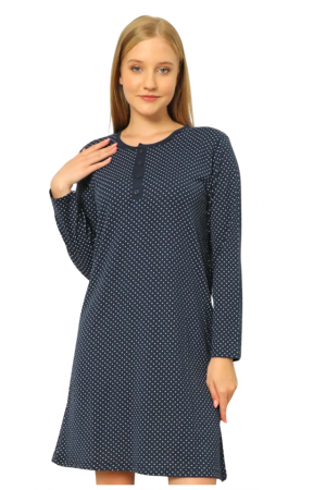 Camasa de alaptare, Mandy, Navy, Maneca Lunga, Bebeprice [1]