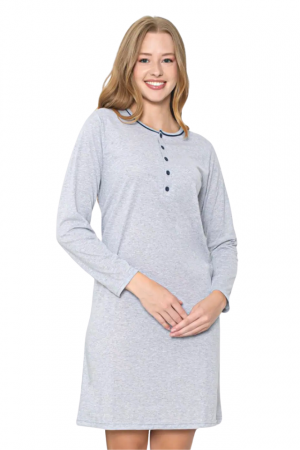 Camasa de alaptare, Clara, Grey, Maneca Lunga , Bebeprice [1]