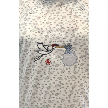 Camasa de alaptare Clarice, White, maneca scurta [4]